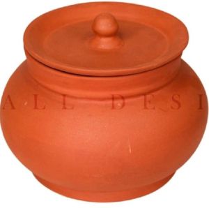 Terracotta Plain Mathani Handi