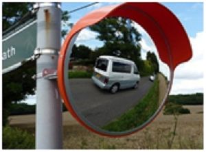 Traffic Convex Mirror