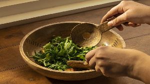 Wooden Mixing Bowl