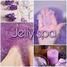 crystal/jelly pedicure