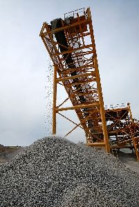 blue metal crusher