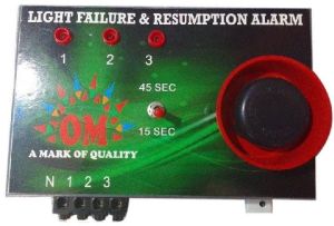 Power failure Resumption Alarm