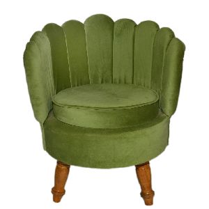 33x20 Inch Velvet Fabric Chair