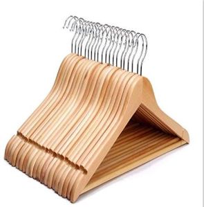 Wooden Hanger in Natural Color for Clothes
