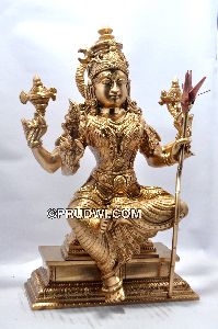 Bronze lalitha devi statue 12 inch height