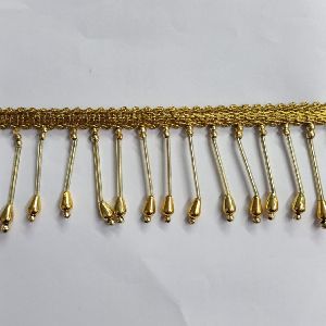 Golden Fringe Pipe Lace