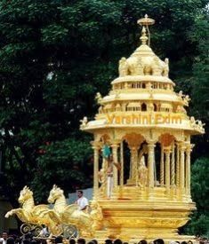 Gold Ratham Temple Cart