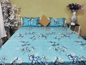 Light Firoji Double Bedsheet