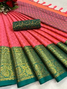 Wale Butti Cotton Silk Sarees