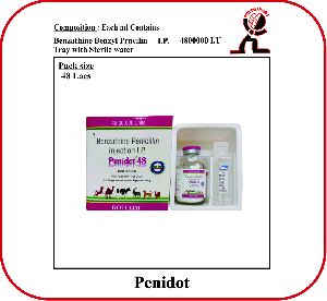 Benzathine Penicillin 4800000 I.U. Dry Injection Brand-Penidot
