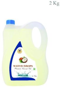 2Kg Can Water Drops Premium Coconut Oil