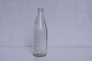 Glass Round Sharbat Bottle