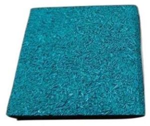 Blue Rubber Floor Mat