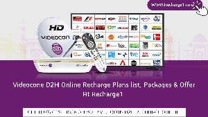 Videocon D2H Recharge Online