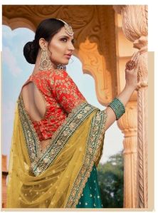 Handloom Silk Lehenga Kasak