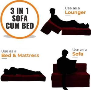 Cozymate Foldable Sofa Cum Bed