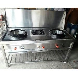 Chinese Three Burner Range