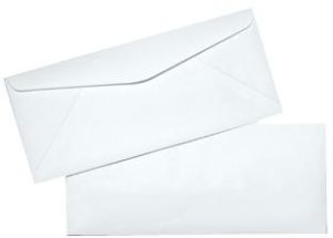 White Paper Envelope