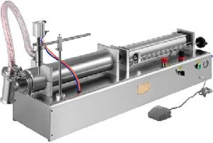 Single Nozzle Pneumatic Liquid Filling Machine