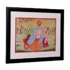 Rajasthani Ladies Painting