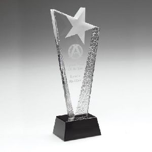 Glass Award Trophy