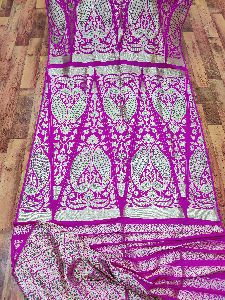 Rani Pink Pure Handloom Katan Silk With Kadhwa Peacock Meena Weaved Lehenga Kali