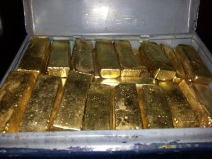 Unrefined Gold Bars