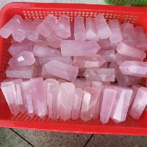 Rose Quartz Crystal Towers