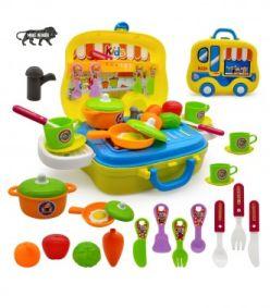 Kitchen Cooking Suitcase Set Toy