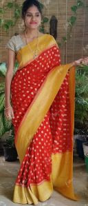 Semi Georgette silk saree