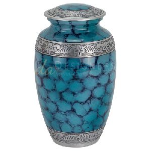 Texture Painted Aluminium Cremation Urns