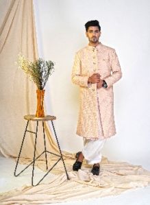 Mens Rose Sherwani