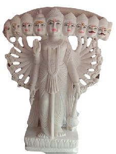 Marble Virat Roop Krishna Statue