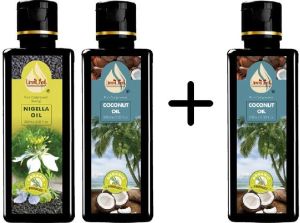 Pure Cold Pressed Oil Combo (Nigella and Coconut)-100ml