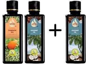 Pure Cold Pressed Oil Combo (Pumpkin and Coconut)-100ml