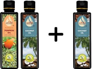 Pure Cold Pressed Oil Combo (Pumpkin and Coconut)-200ml