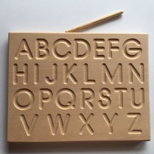 Wooden Alphabet Tracing Board