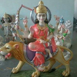 Marble Durga Statue