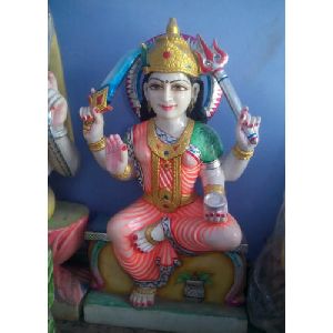 Marble Gayatri Maa Statue.