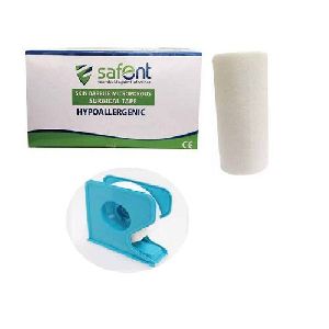 Safent Surgical Paper Tape with Cutter