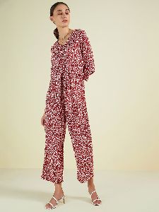 Tie Up Waist Jumpsuit