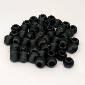 Silk Thread Wrapped Beads