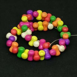 Synthetic Turquoise Tumble Beads