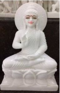 Worship Marble Buddha Statue