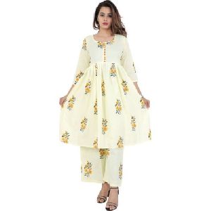 Designer Cotton Anarkali Kurt