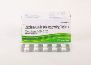 Xetilam MD 0.25 Tablets