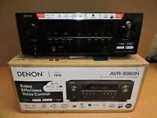 Denon AVR-S960H 8K Ultra HD 7.2 Channel (90Watt X 7) AV Receiver 2020 Model - Built for Gaming, Musi