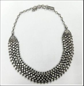 Oxidised Silver Exclusive Neck Piece