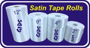 Satin tape rolls