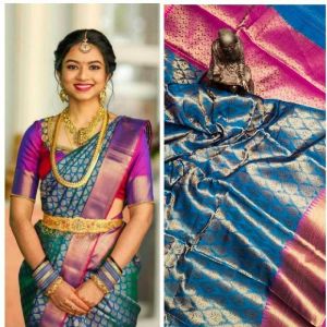 Banarsi tissue zari Tanchui saree